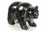 Realistic Polished Picasso Marble Bear - Utah #308638-1